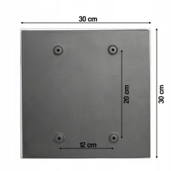 Glasdekor skříňka na klíče - textura modrá tkanina