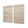 Skleněné desky pro sporák 30x52cm (2ks)